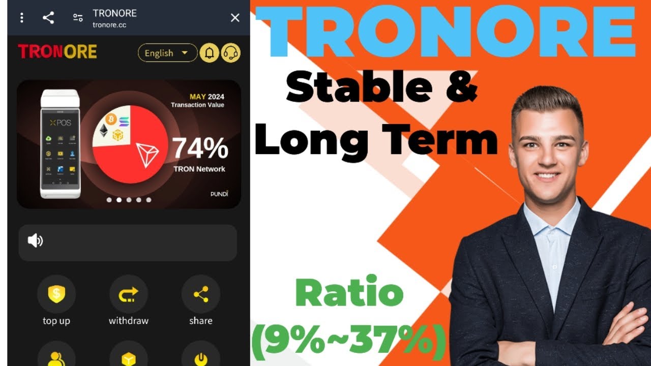 Best TRX Mining Website 2024 | New Trx Earning App | New TRON Mining Site TRONORE