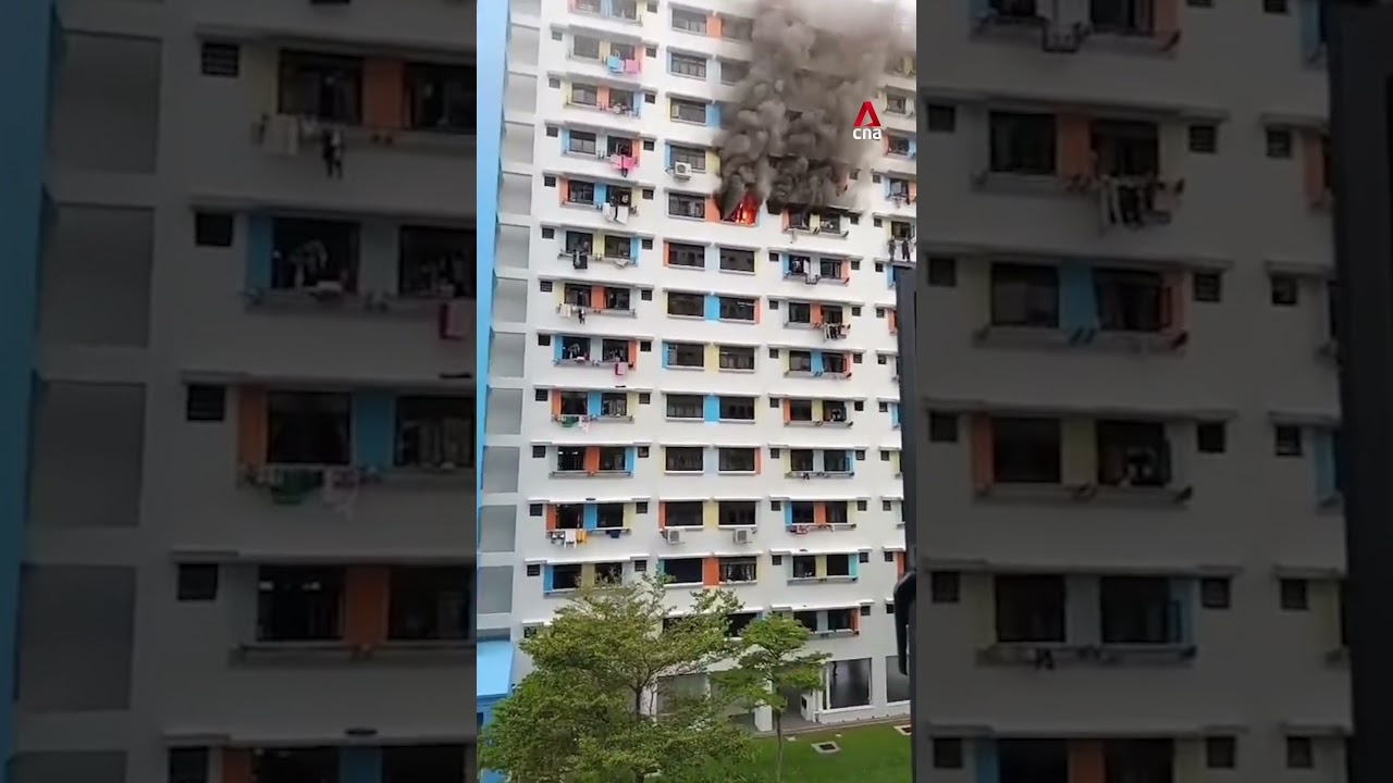 Woman arrested after allegedly setting fire to Sembawang HDB flat