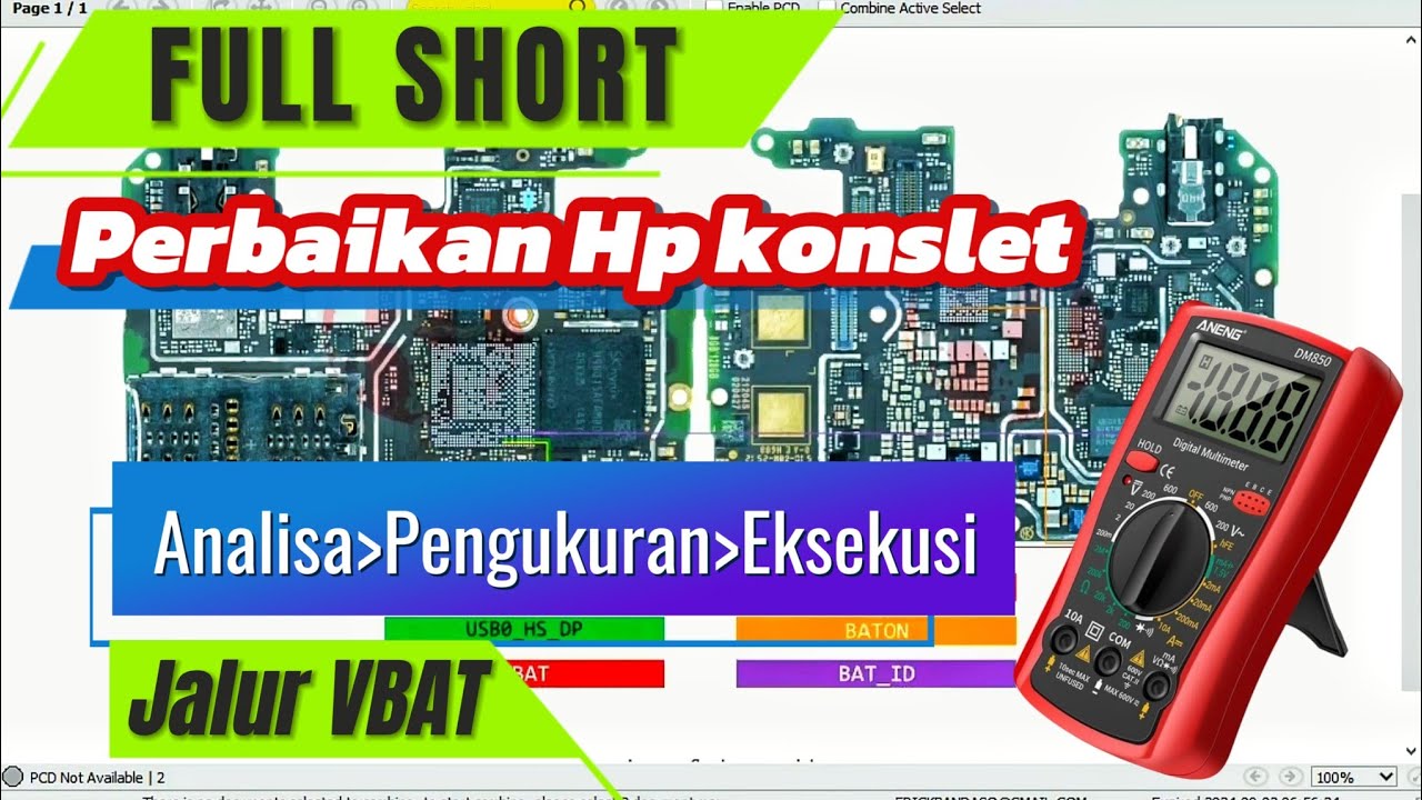 HP KONSLET, FULL SHORT, MATOT❓CEK DULU JALUR VBAT NYA‼️