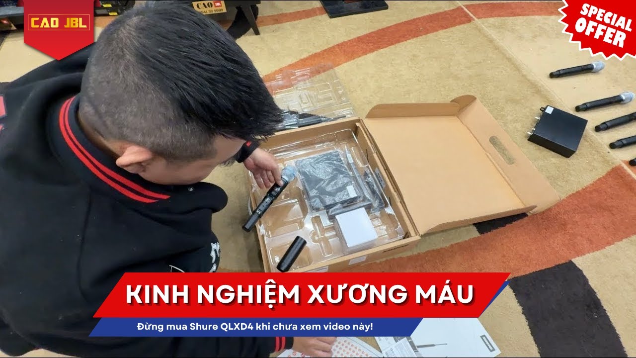 Đừng mua Shure QLXD4 khi chưa xem video này! Em CAO chia sẻ kinh nghiệm xương máu tránh sai lầm