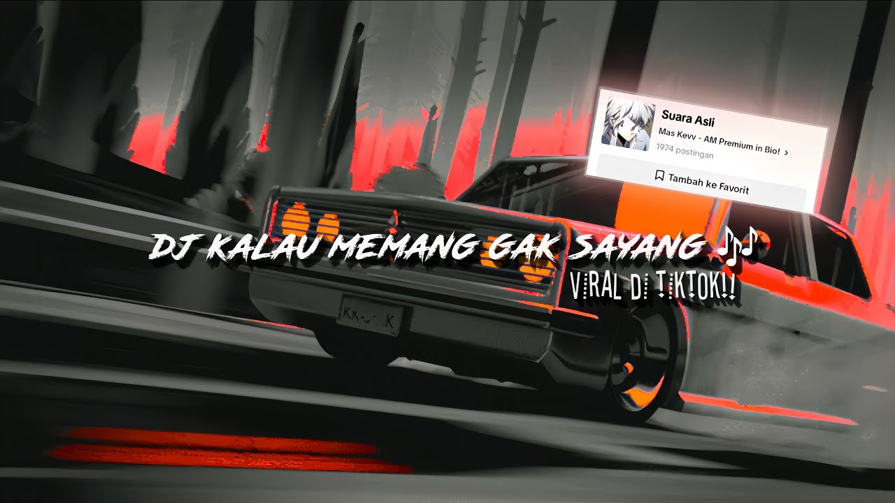 DJ KALAU MEMANG GAK SAYANG 🎶 sounds Mas kevv (speed up & reverb) viral tiktok