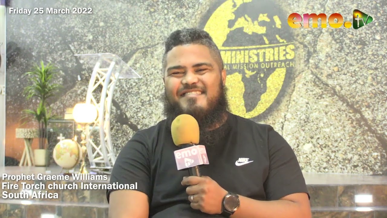 APOSTLE STEPHAN PRAYS FOR PROPHET GRAEME WILLIAMS OF FIRE TORCH CHURCH INTERNATIONAL