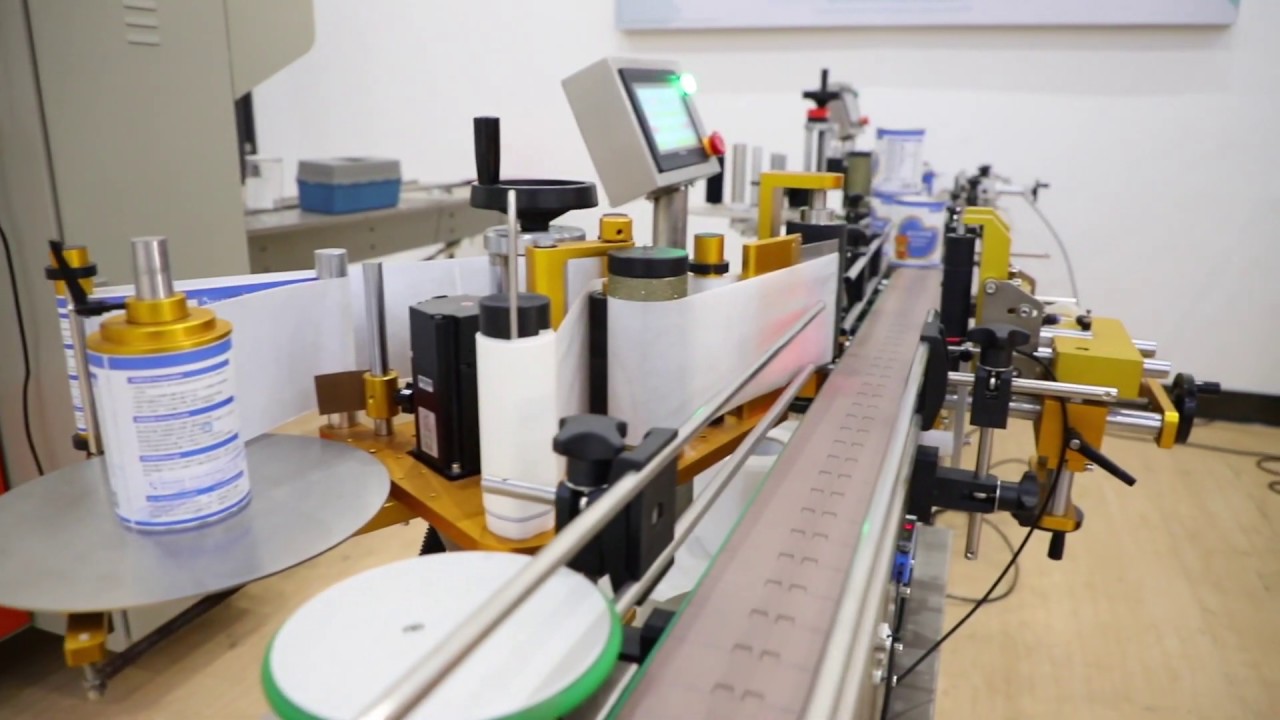 Tin Can Sticker Labeling Machine