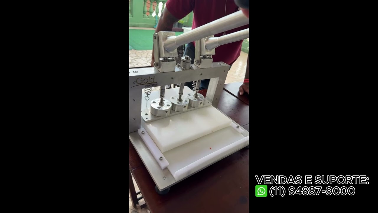 A Prensa de Bifes  que vai turbinar sua produção! | Goldmachines