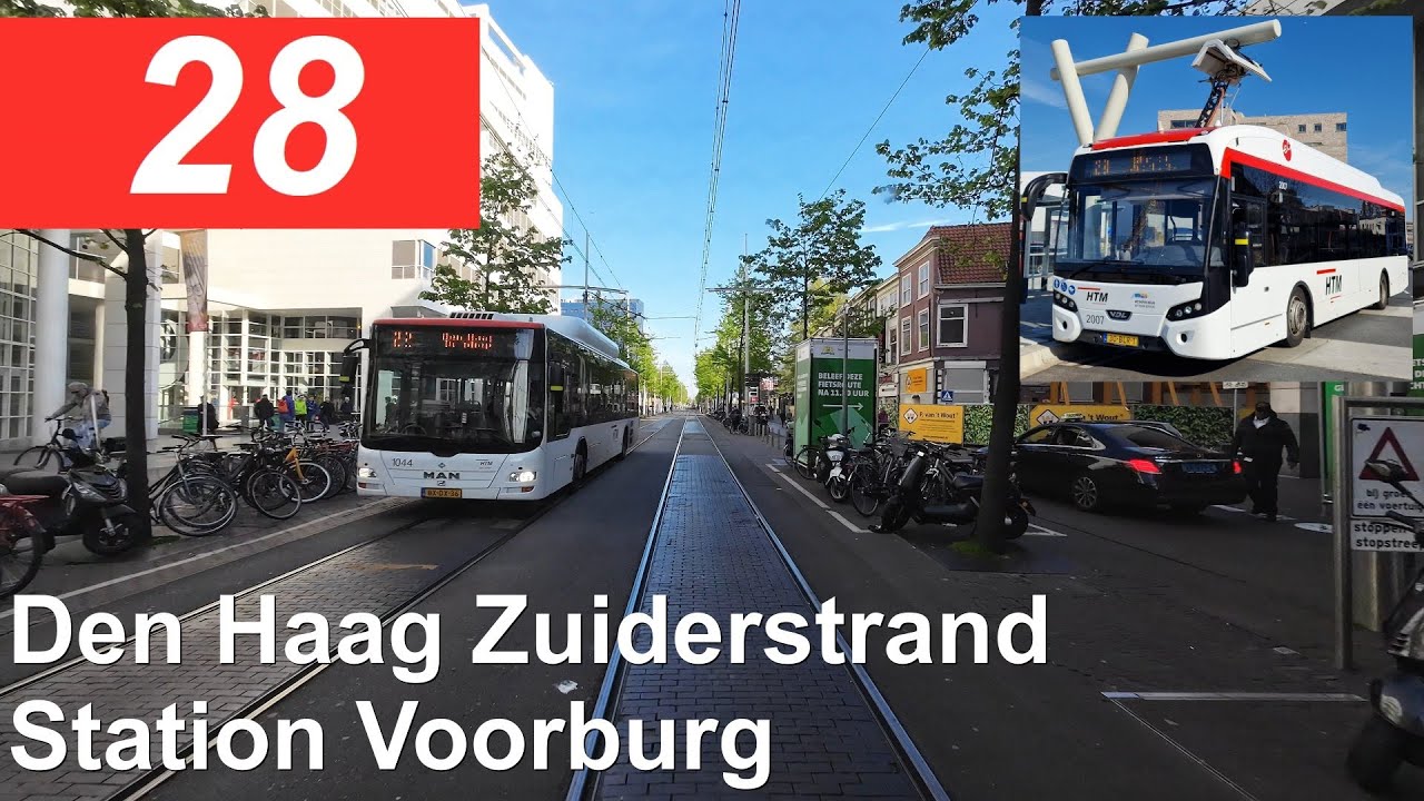 HTM lijn 28: Den Haag Zuiderstrand - Station Voorburg | Maatregelen Binckhorst | HTM 2007 | 2023