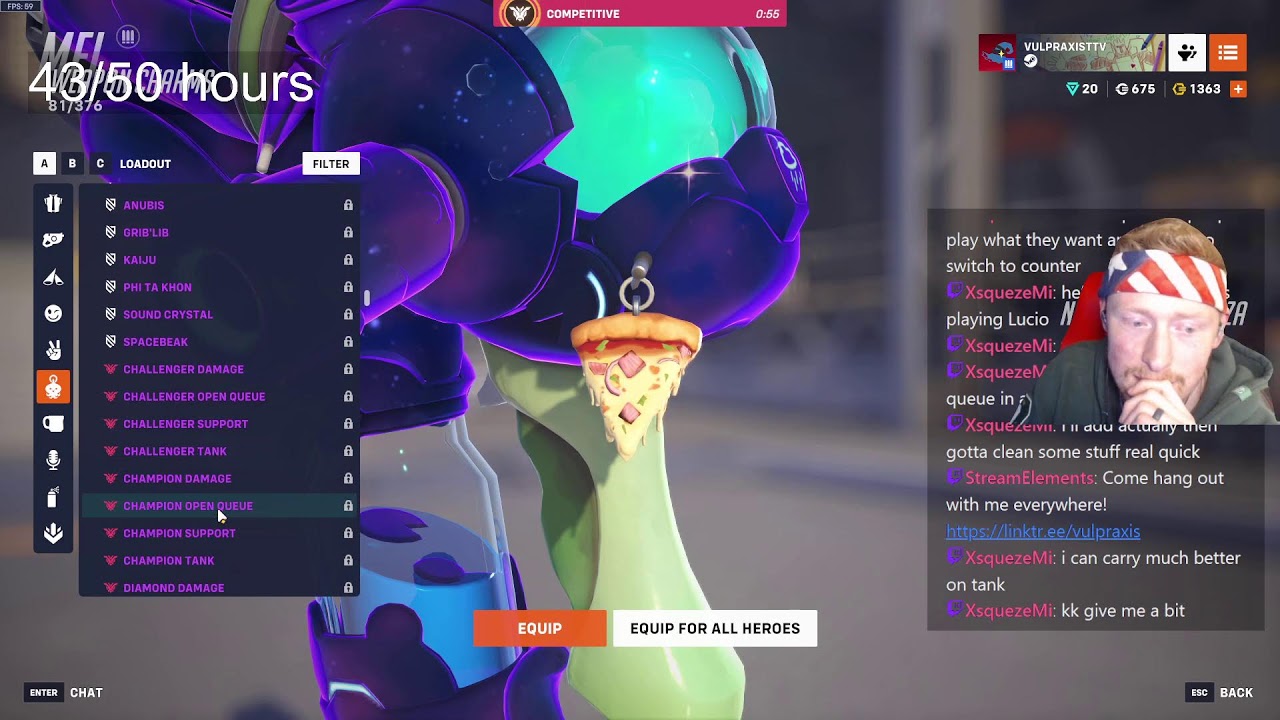 OW2 | help me win all the rest of my games pls | one-tricking Mei (45/50 hours)