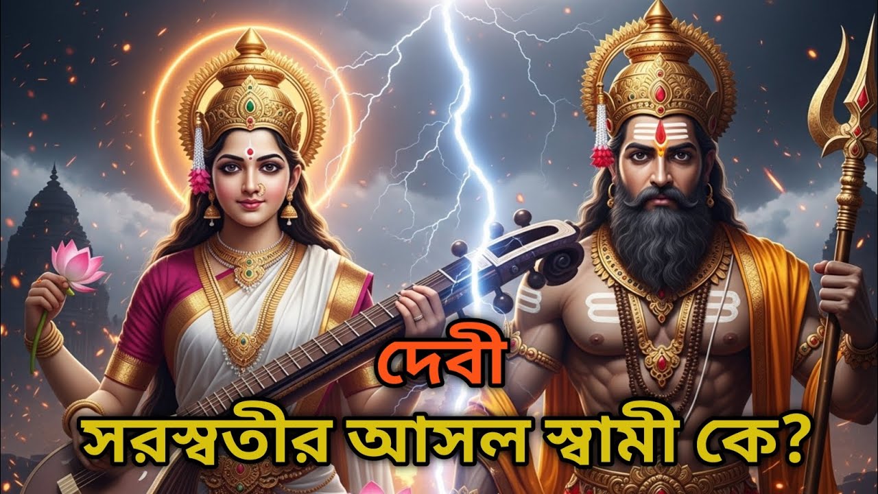 দেবী সরস্বতীর আসল স্বামী কে? | এমন সত্য যা বইয়ে লেখা নেই