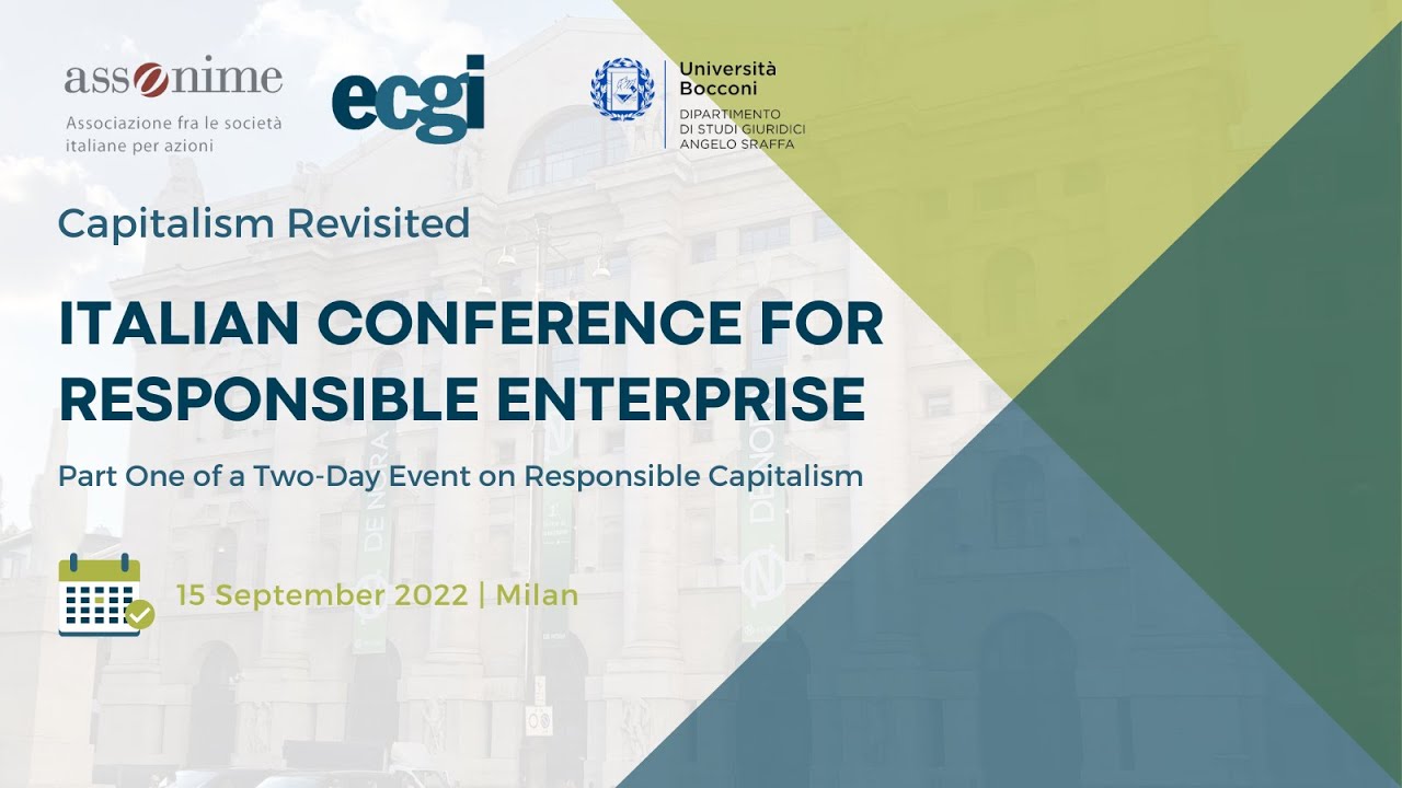 Capitalism Revisited Day 1: Session 2: Corporate Control