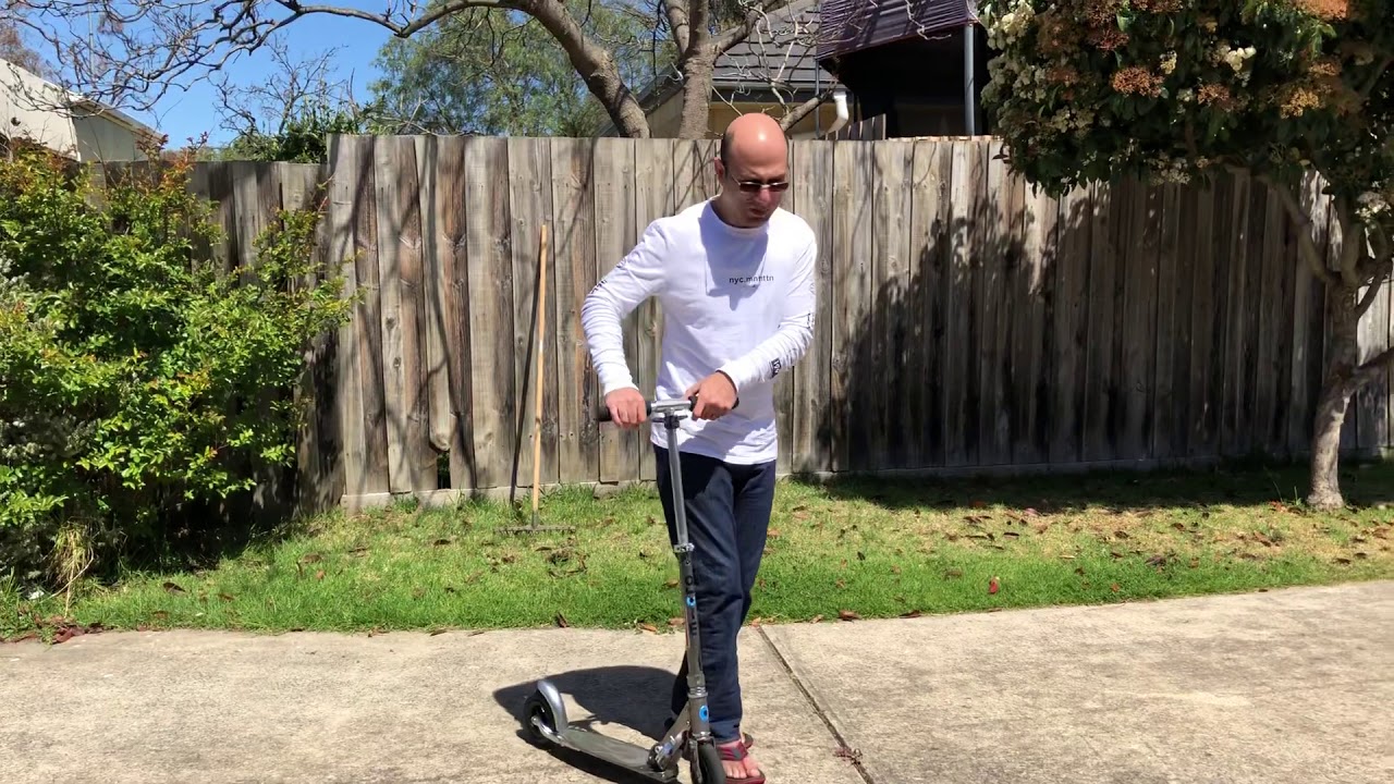 MicroScooter Speed+ with rubber wheel