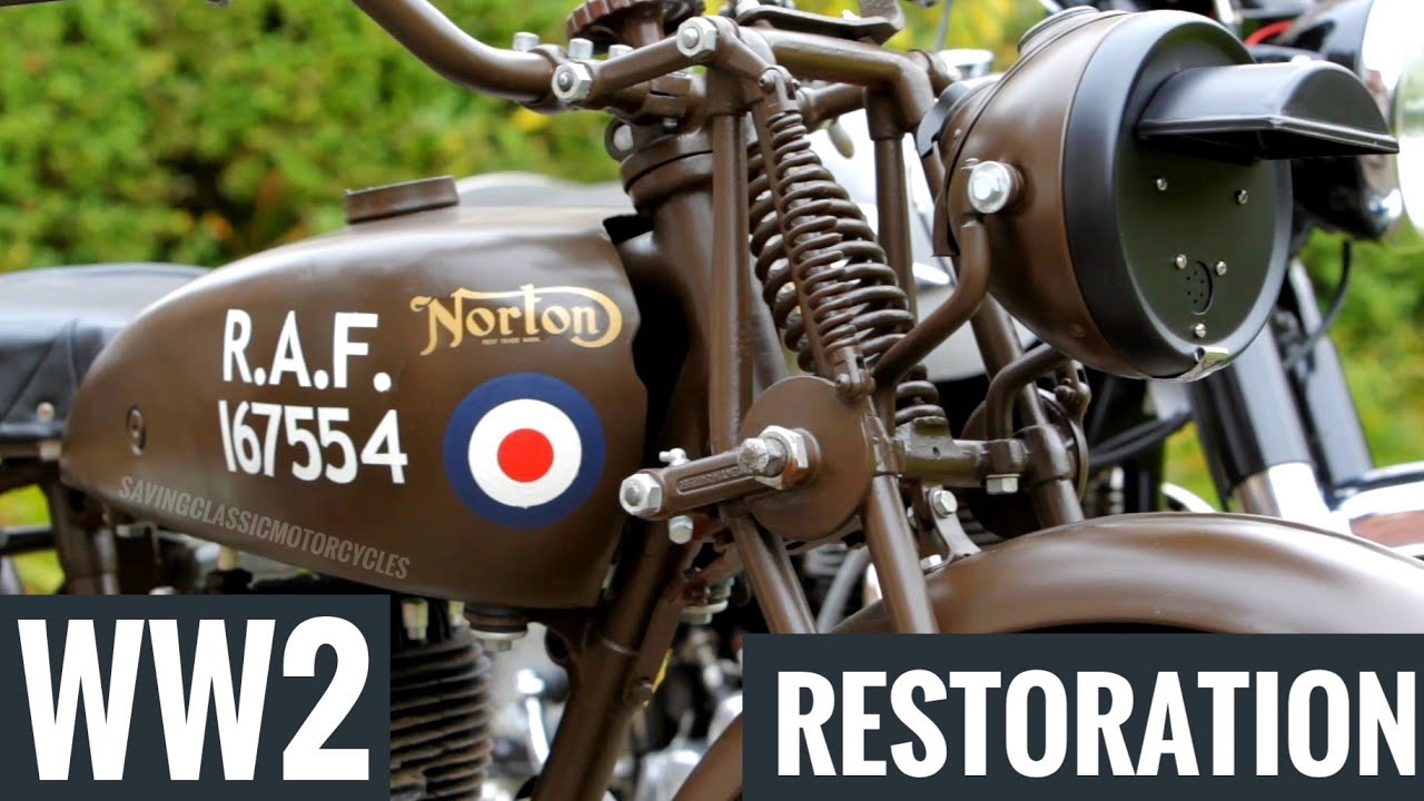 WW2 Motorcycle Restoration saving my RAF Norton WD 16H