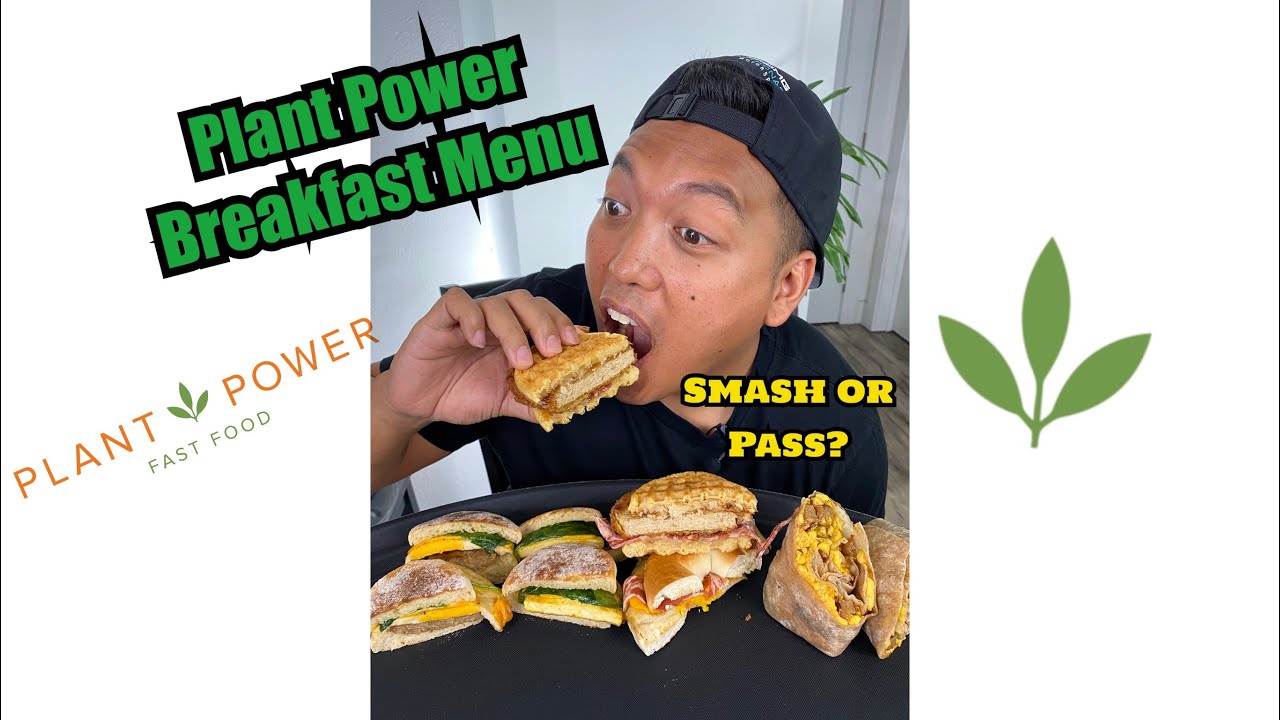 Ordered every Breakfast menu item at Plant Power Fast Food...Good or Nah?
