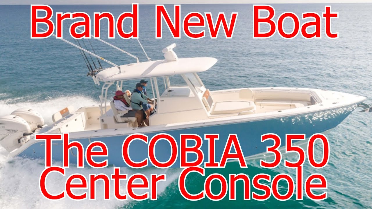 Cobia 350 Center Console brand new center console!