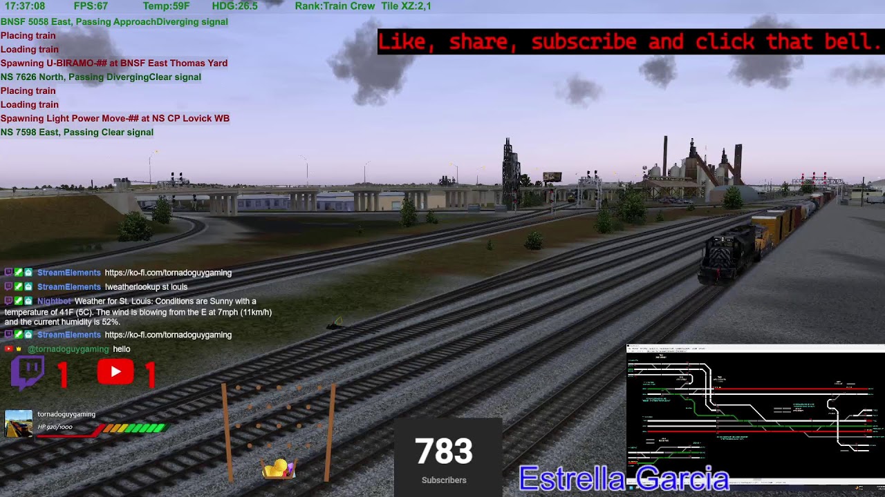 run8 - railfanning the AGS route