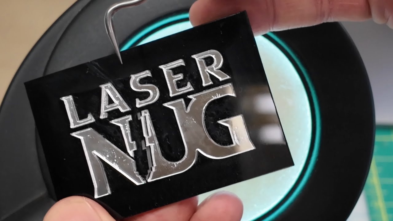 Mirrored Acrylic on Your Thunder Laser BOLT. Settings and Tips. Laser Engraving.  043   4K