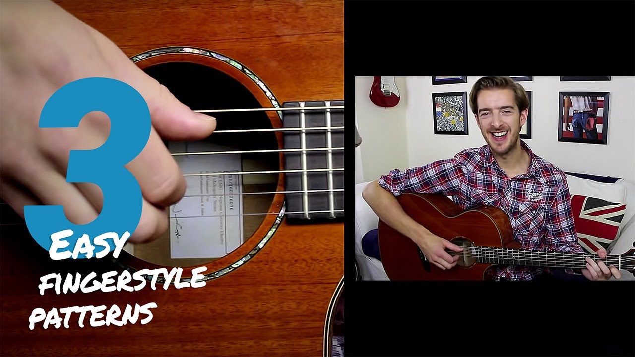 3 EASY Fingerstyle Guitar Patterns For Beginners - Part 1