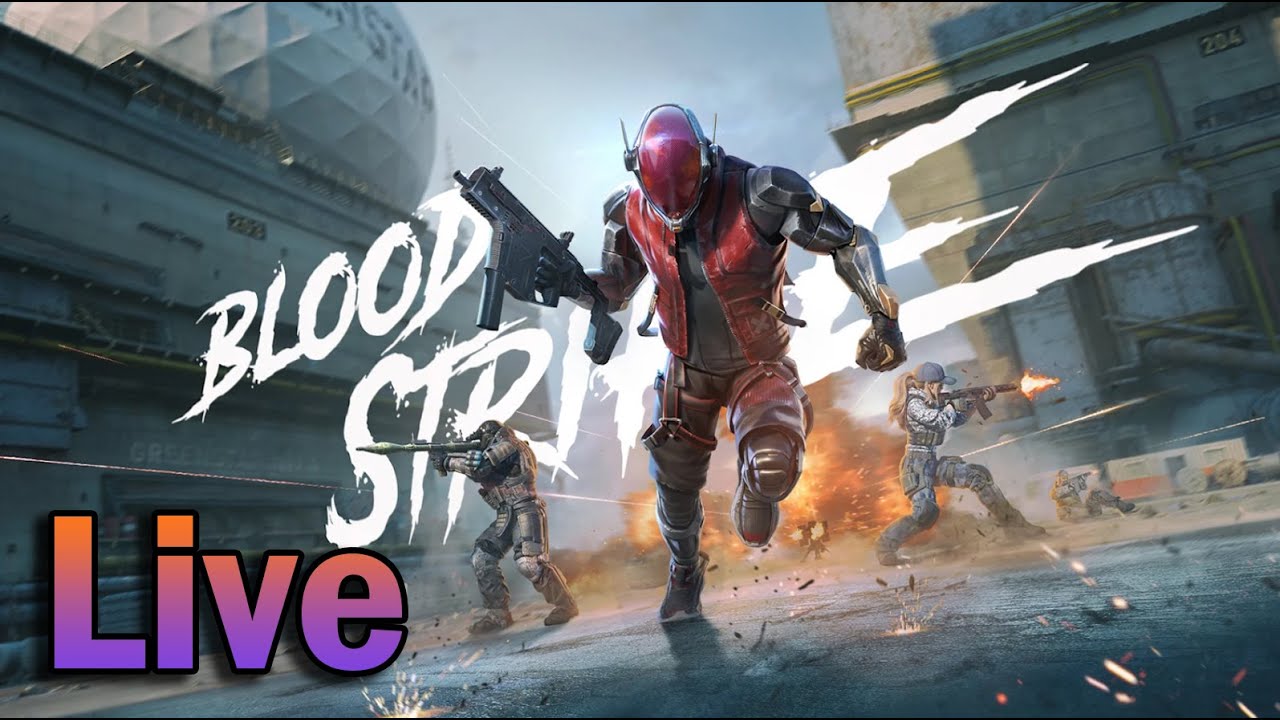 Jogando blood strike com os inscritos