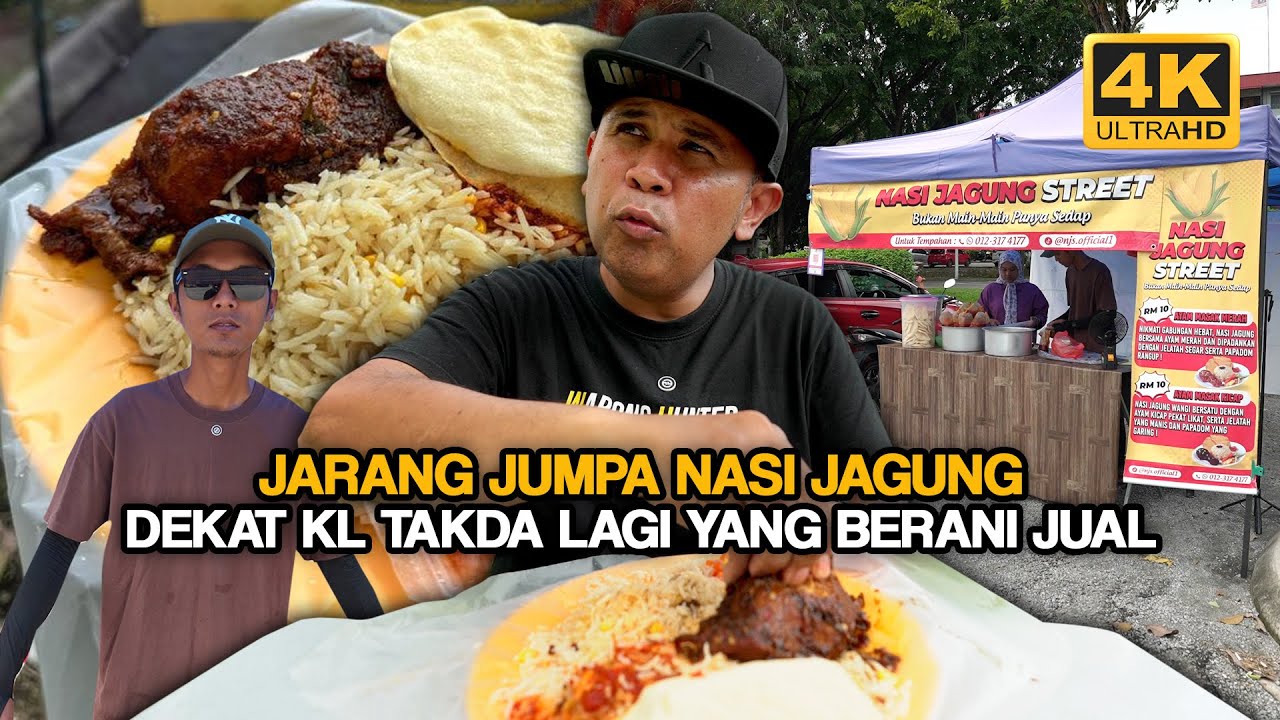 Anak MUDA Jual NASI JAGUNG RESIPI Daripada Arwah IBU (4K)