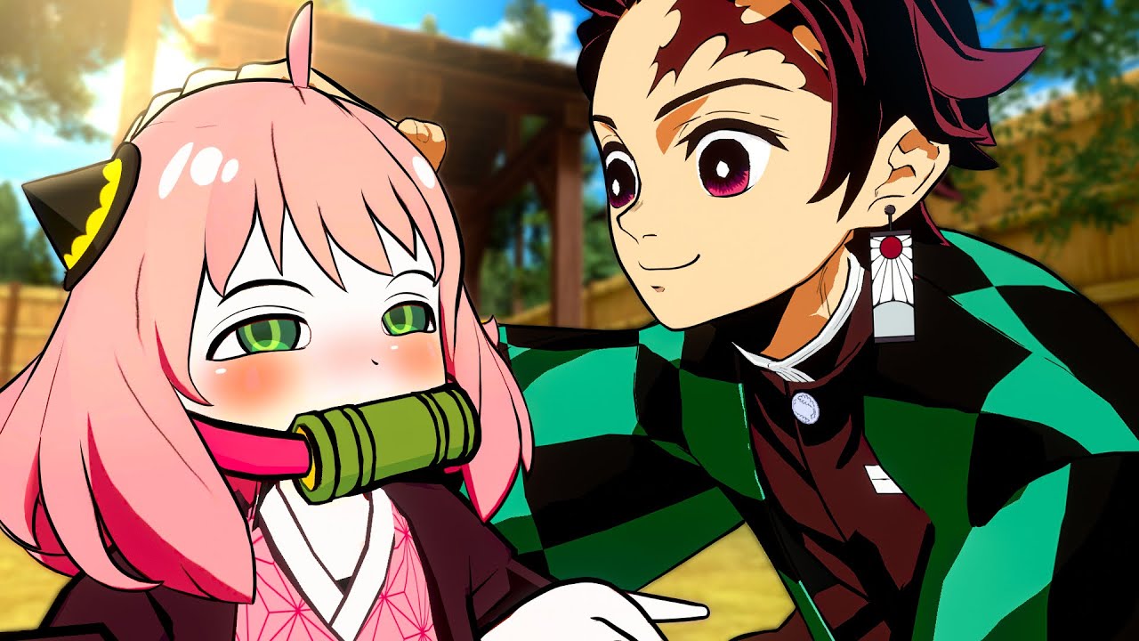 E Se a Anya Forger fosse irmã de Tanjiro Kamado no Spy x Family Vr
