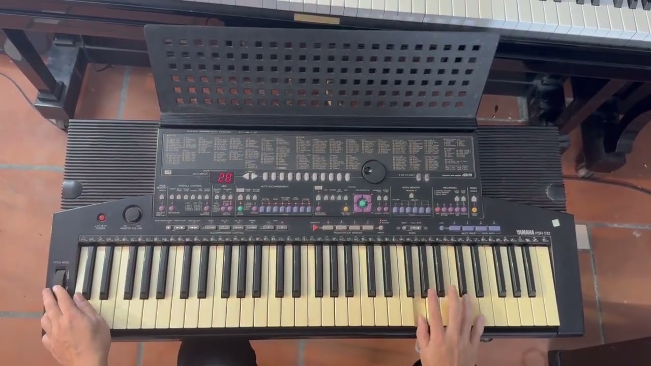 review test đ&agrave;n organ yamaha psr510