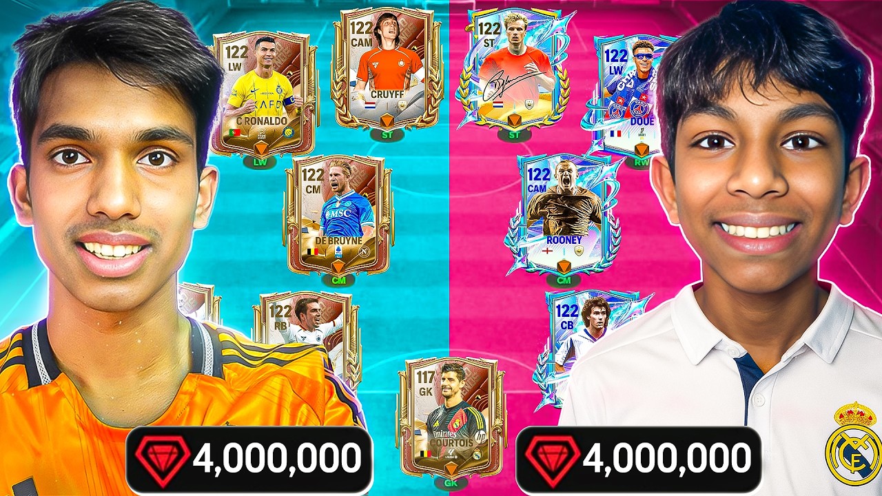 4 Million Vs. 4 Million Gems Pack Opening! Packed SIX 117 ICONS!