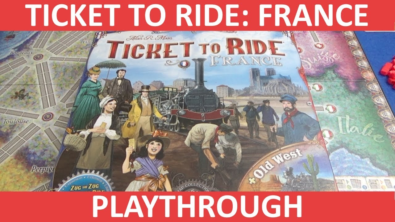 Ticket to Ride: France - Playthrough