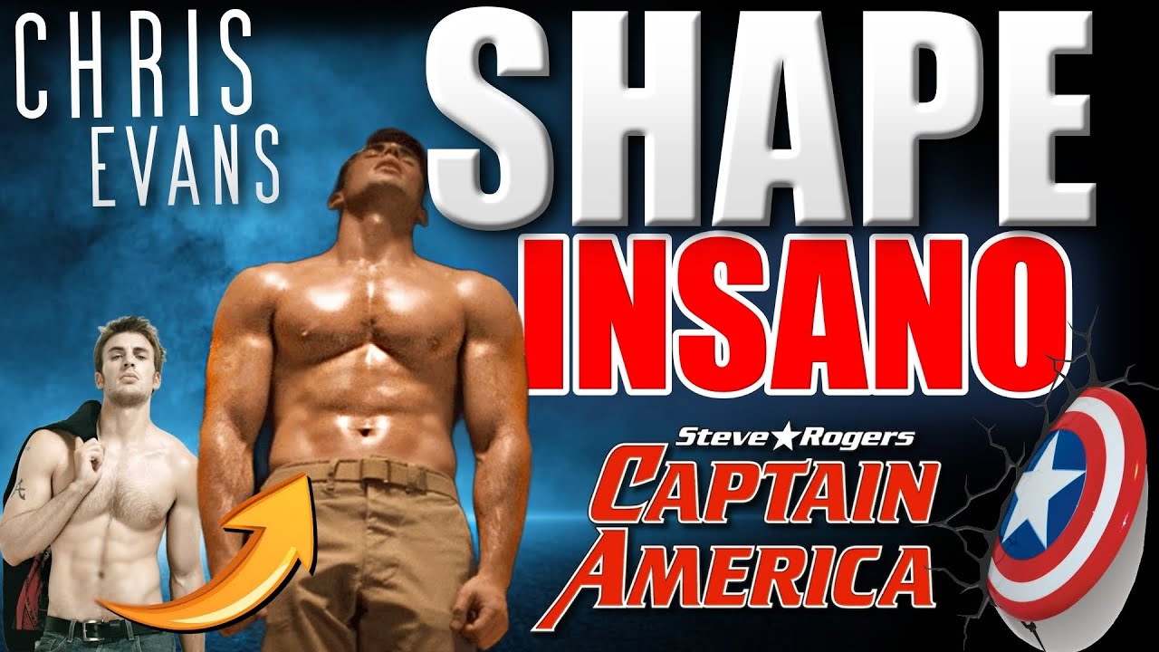 TRANSFORMAÇÃO ABSURDA DE CHRIS EVANS O CAPITÃO AMÉRICA descubra o treino e dieta deste ator sheipado