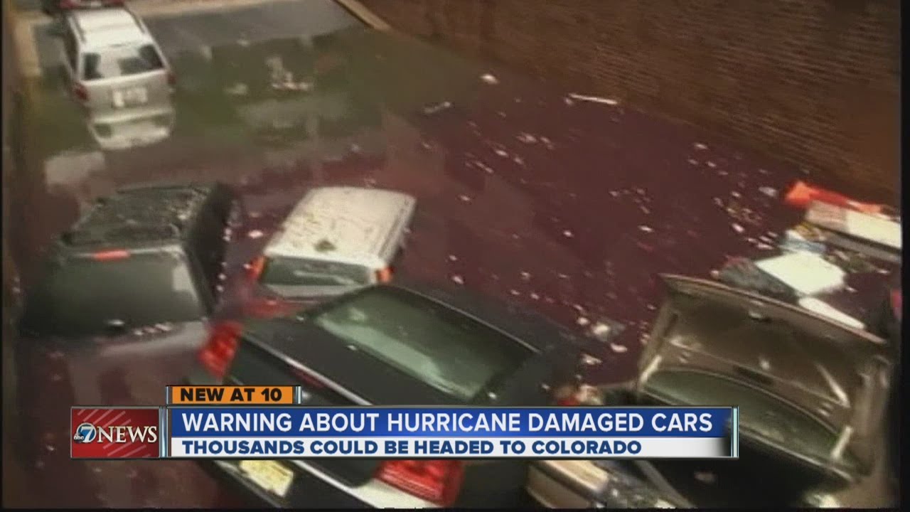 Superstorm Sandy-damaged cars may show up in Colorado