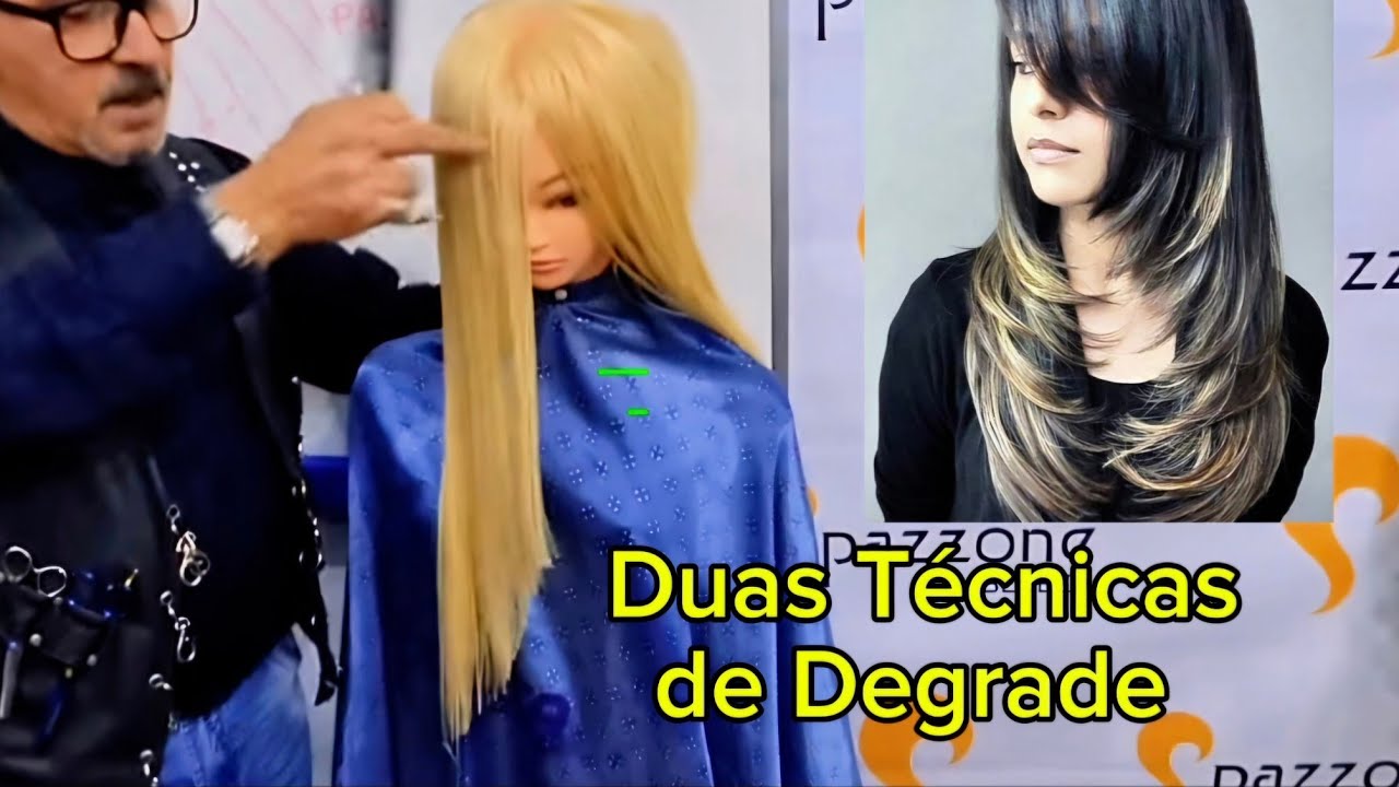 Como fazer Degrade Frontal com duas técnicas fáceis 