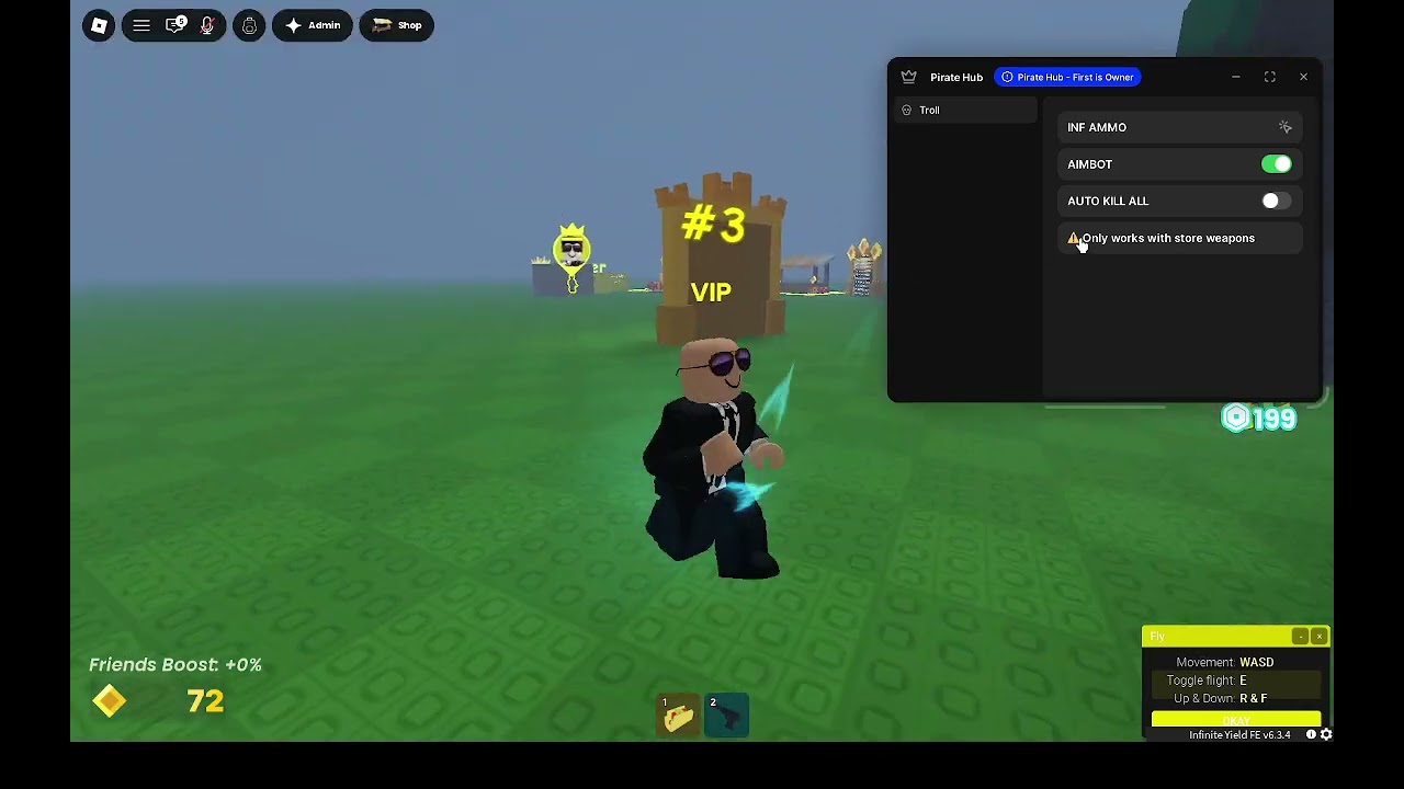 First is Owner Script Roblox - Pirate Hub 👑
