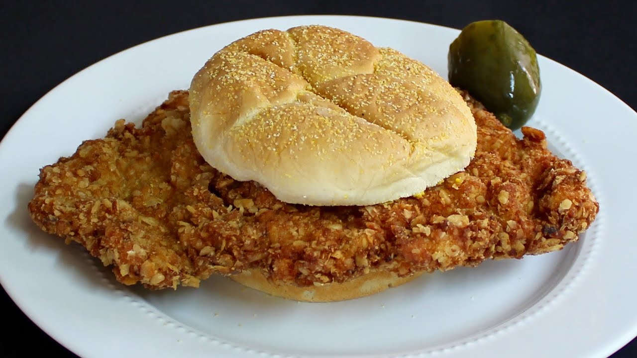 Лучший сэндвич с панированной вырезкой