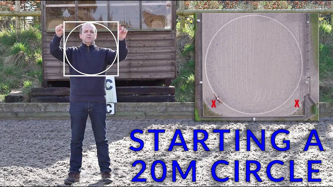 Starting a 20m circle - Winning @ Dressage
