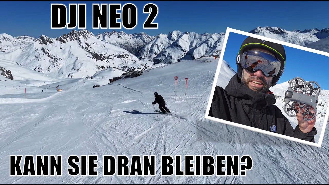 DJI Neo 2 Ski Test – Hält die Mini-Drohne bei Tempo mit?