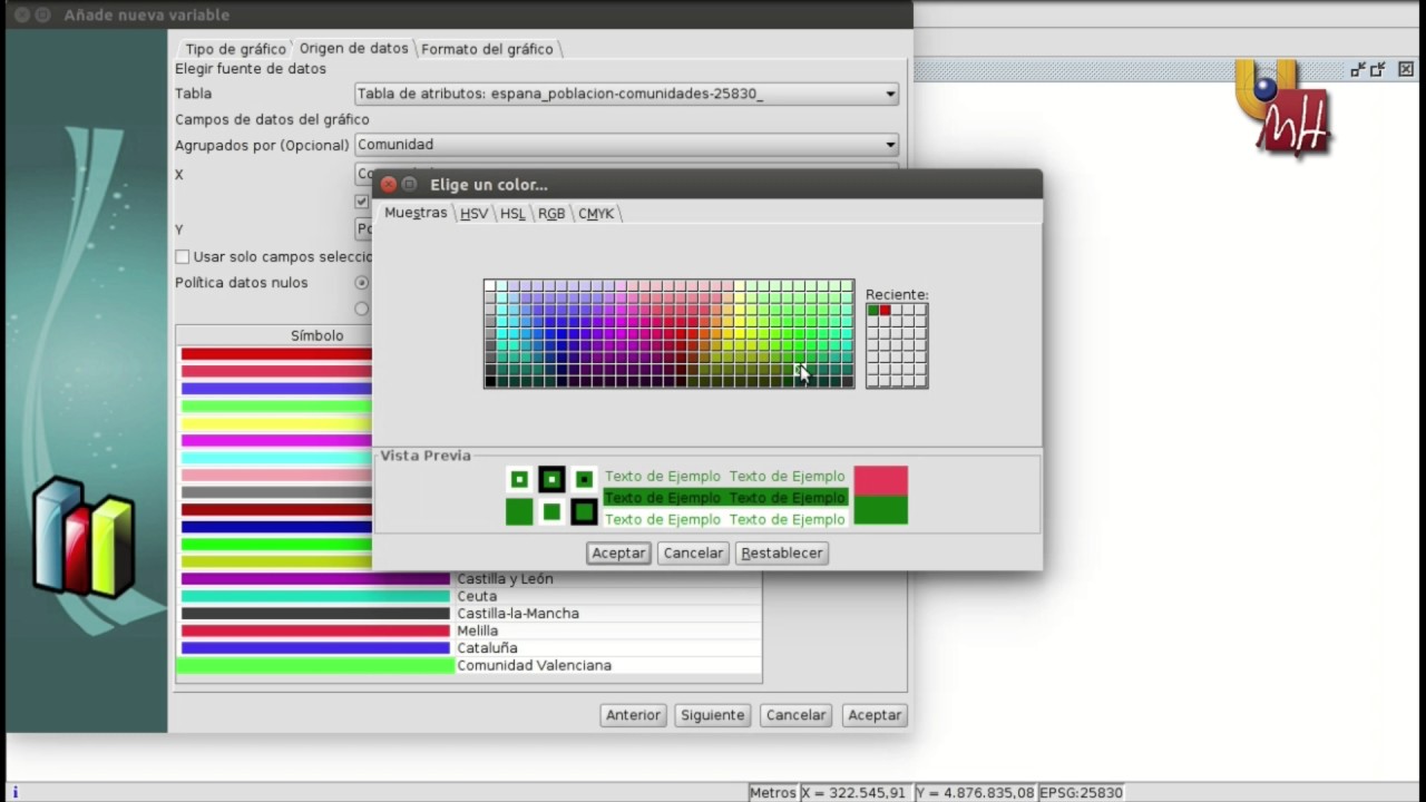 CREAR GRÁFICAS EN gvSIG Desktop
