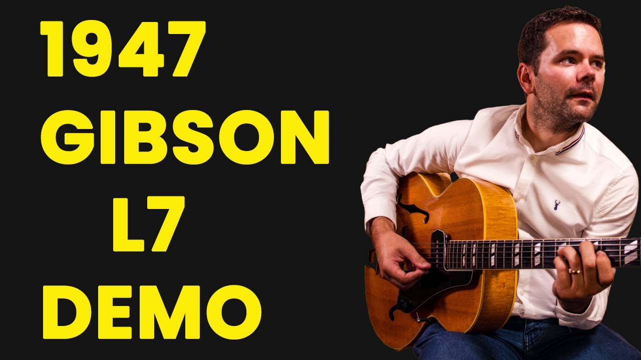 🎸Gibson L7 1947 года восстановлена ​​♥️ Убойный акустический звук!