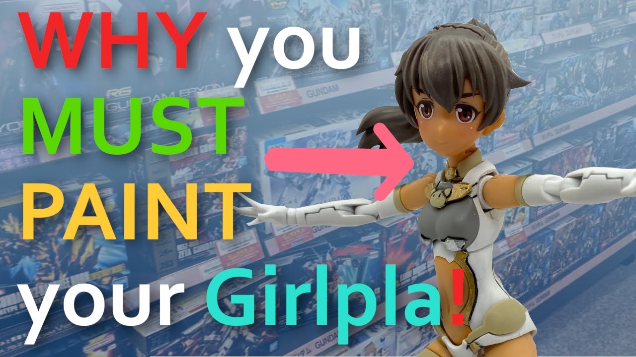 Girlpla Model Kit Painting Tips: From Panel Lining to Pro-Level Details!