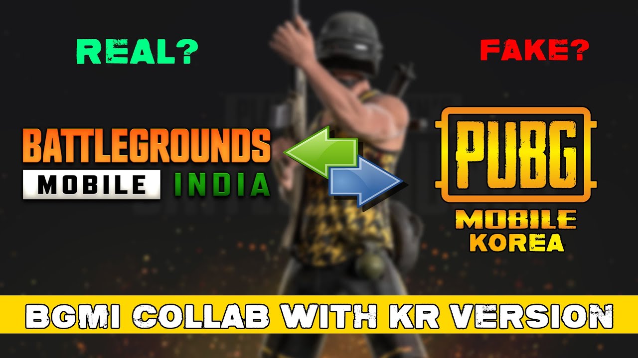 BGMI Collab With PUBG Mobile KR Version - BGMI Launch Date - BGMI IS BACK