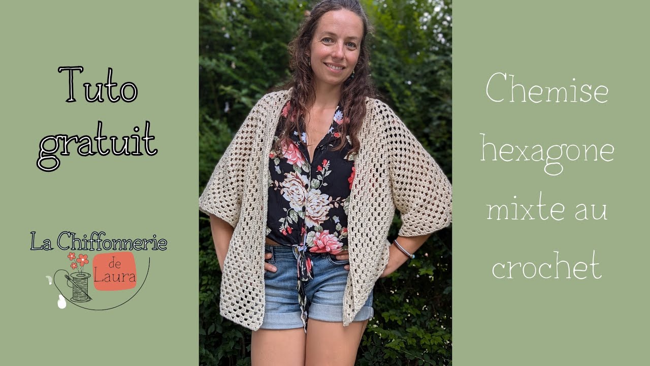 Tuto Crochet : Créez Votre Gilet Hexagone Facilement - Idéal pour Débutants
