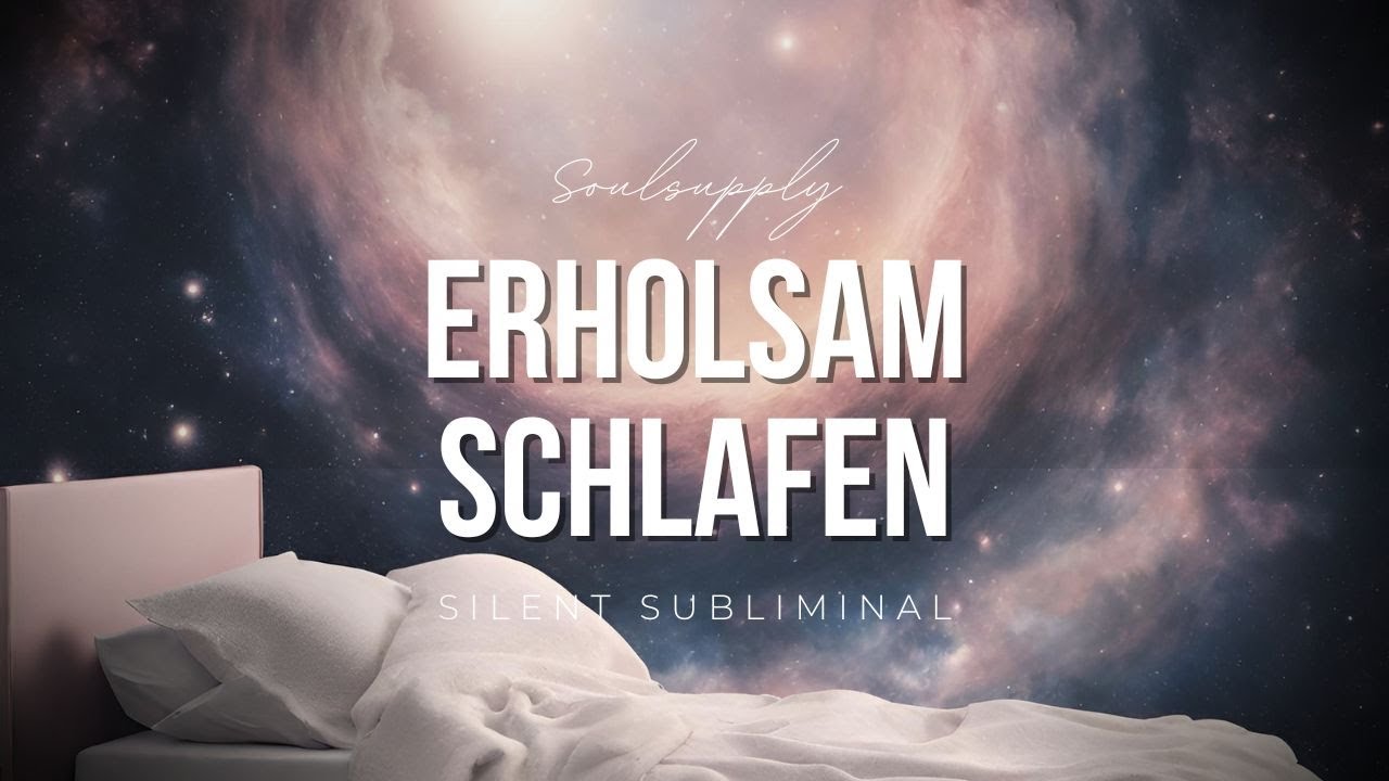 Erholsam Schlafen Silent Subliminals I Meditation I Affirmationen I Hypnose Einschlafen