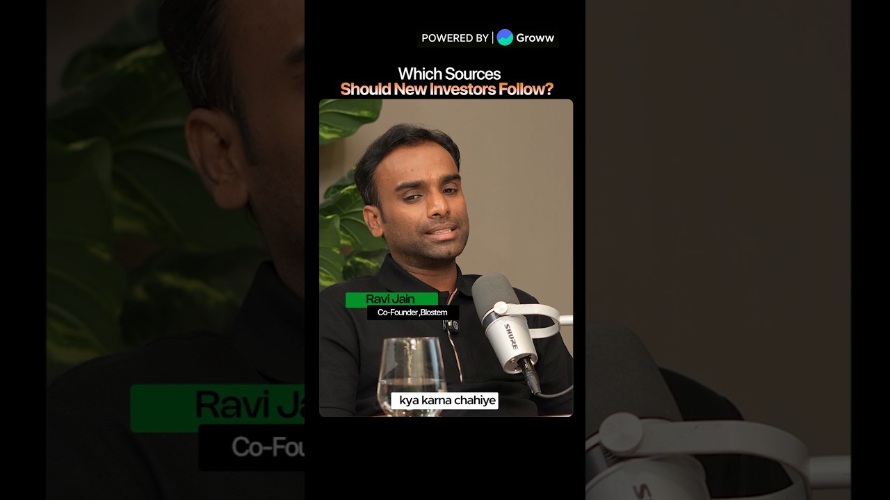 Which Sources Should New Investors Follow? 🔥💸 #kushallodha #stockmarket #ytshorts #investing #yt