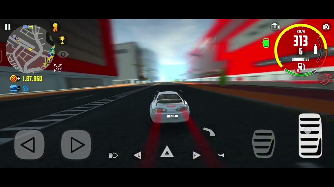 Toyota Supra Speed Test in CT City | Car Simulator Gameplay 🔥