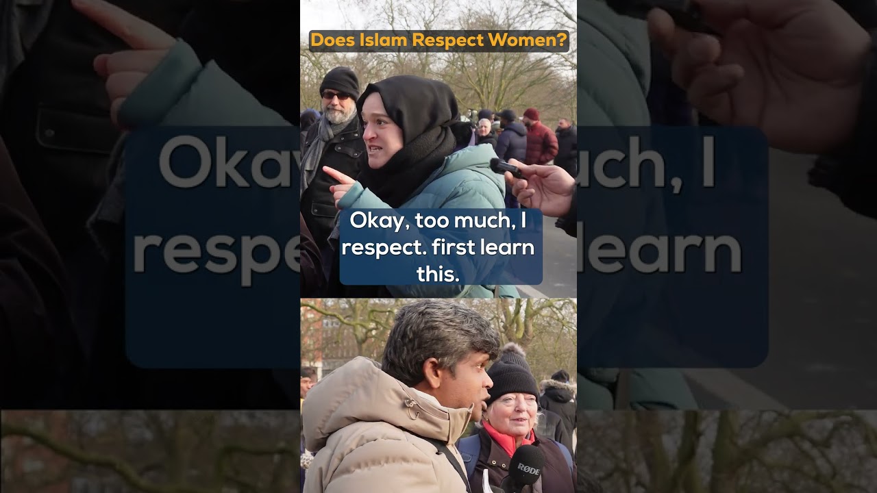 Muslim Woman Goes Mad When Asked How Islam Respects Women | Arul Velusamy | Speakers' Corner