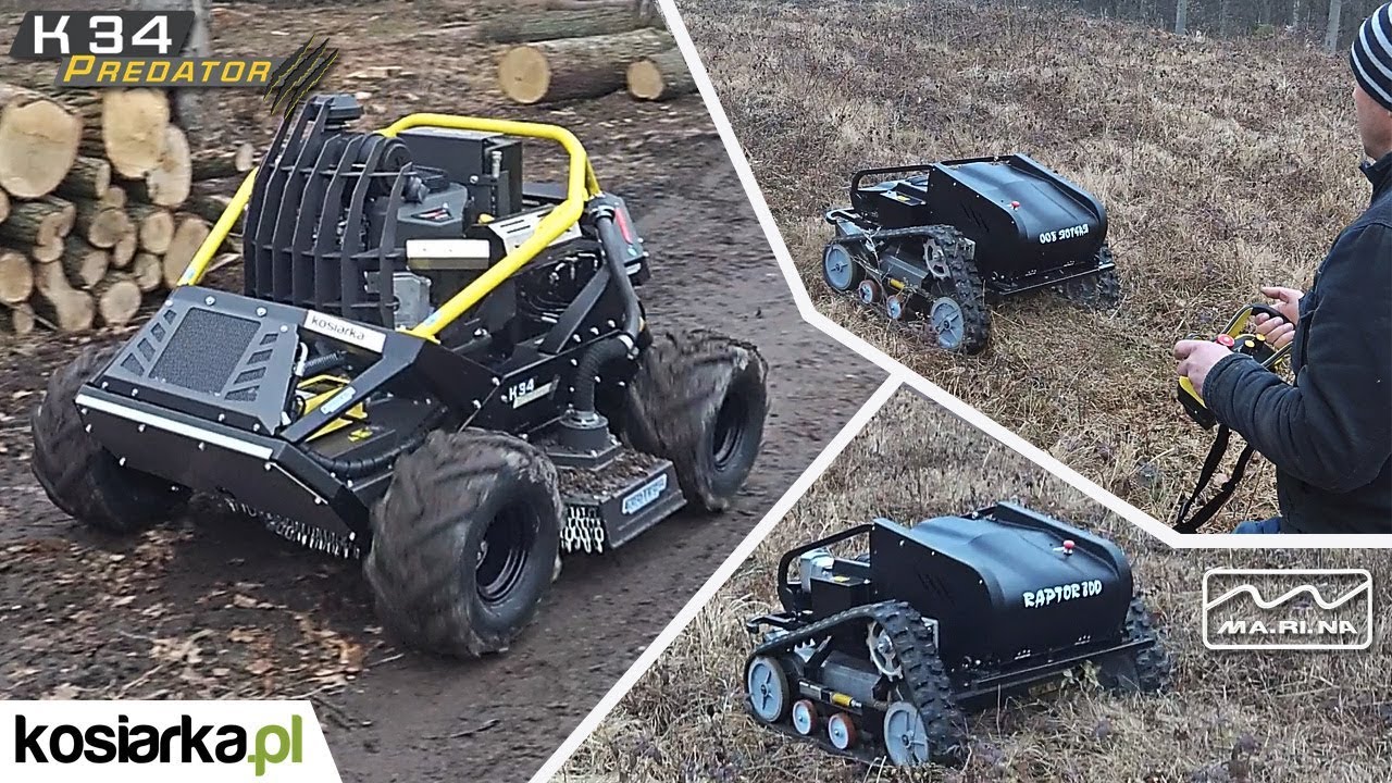 MARINA RAPTOR 800 B vs Ecotech K34 PREDATOR - wydajne koszenie nieużytk&oacute;w