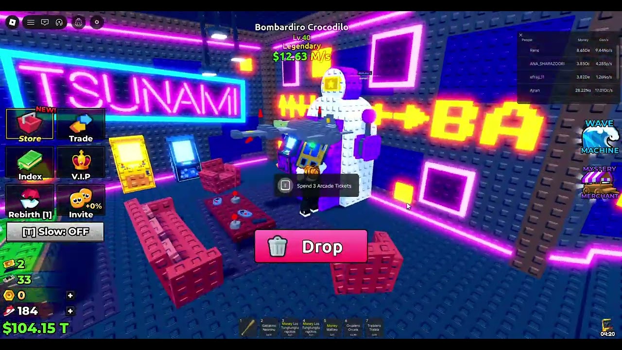 Relaxing Acrade Sound Tsnaumis f0r Бг@in Rots ГоБlox Arcade Background S0ЦПД ASMR 肉搏咯下 Roblox