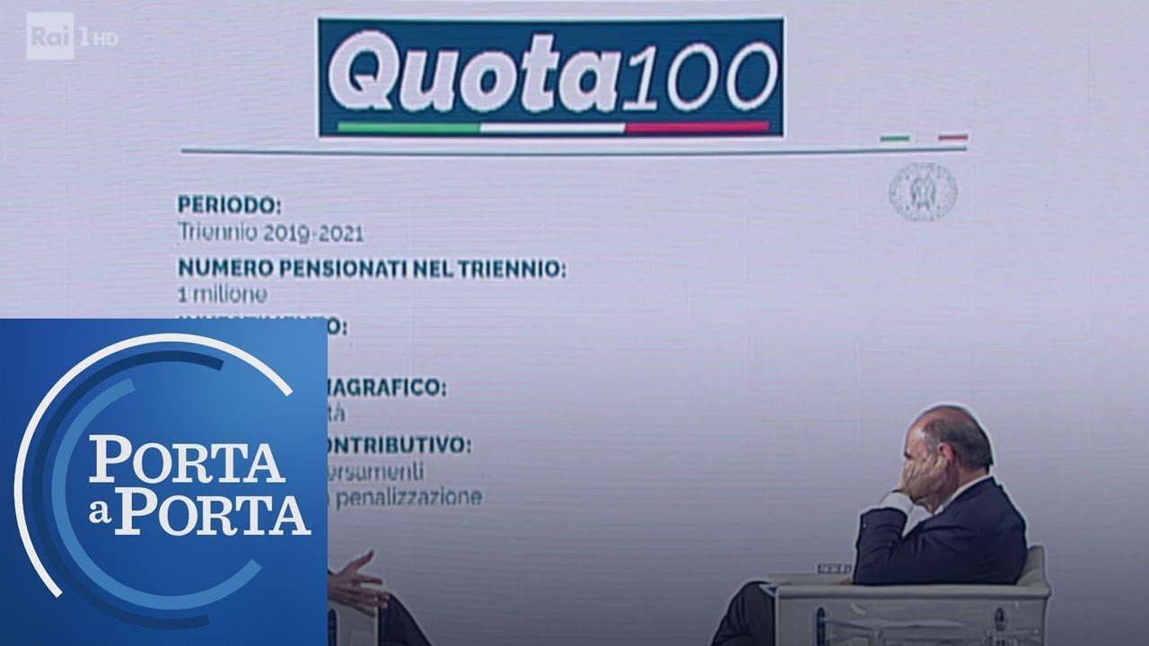 Pace contributiva e Quota 100 - Porta a porta 17/01/2019