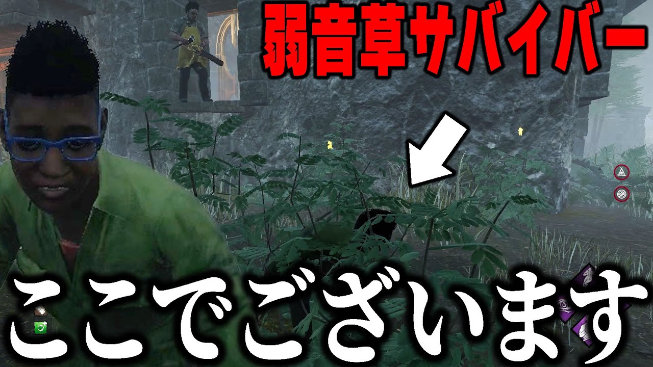 弱音と草の組み合わせが最強だと思ってる【デッドバイデイライト】