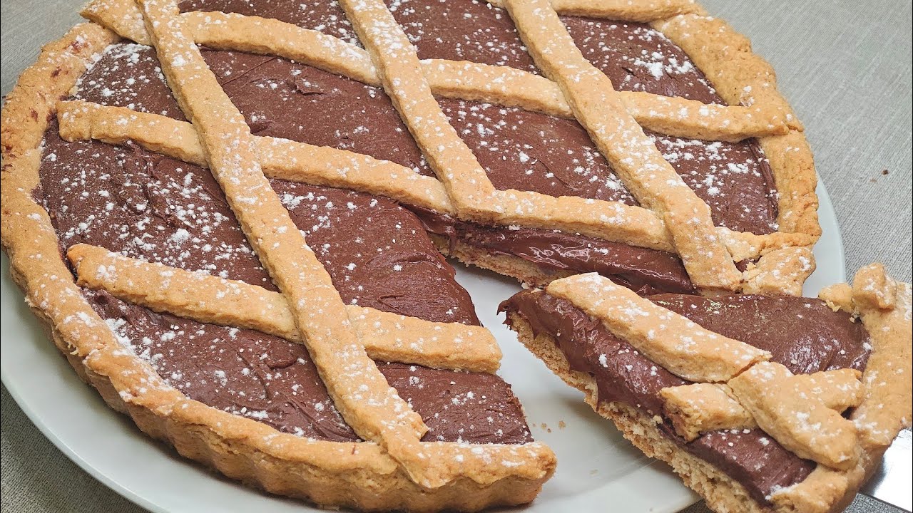 Crostata Vegana alla Nutella® | Senza Burro e Uova, Facile e Golosissima