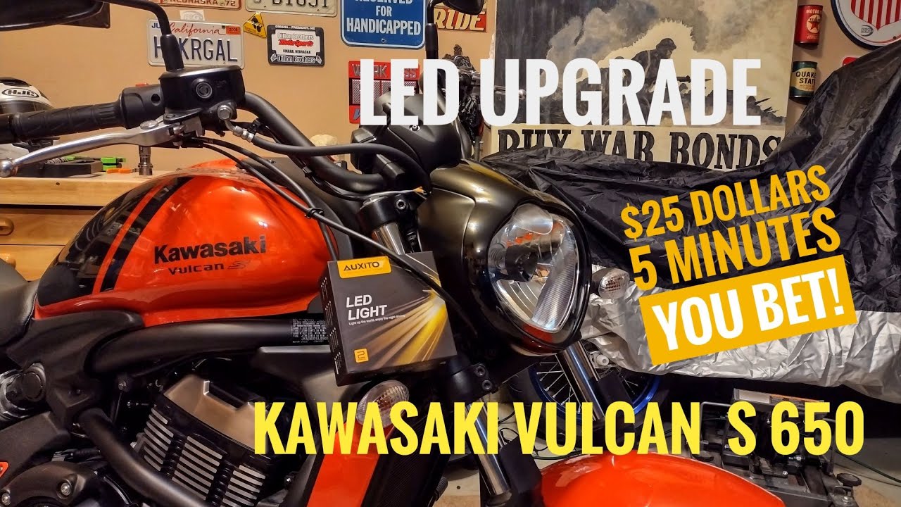 LED Upgrade 5 Minutes, $25.00 All Bikes, My Vulcan S