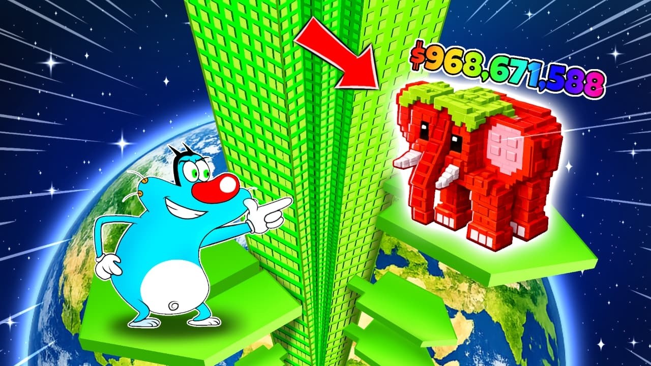 Roblox Oggy Upgrade NOOB TO PRO IN  GROW BEANSTALK FOR BRAINROTS!