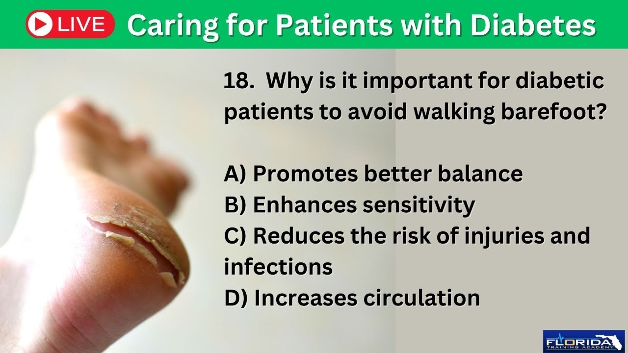 Caring for Patients with Diabetes - CNA & PCT Practice Test