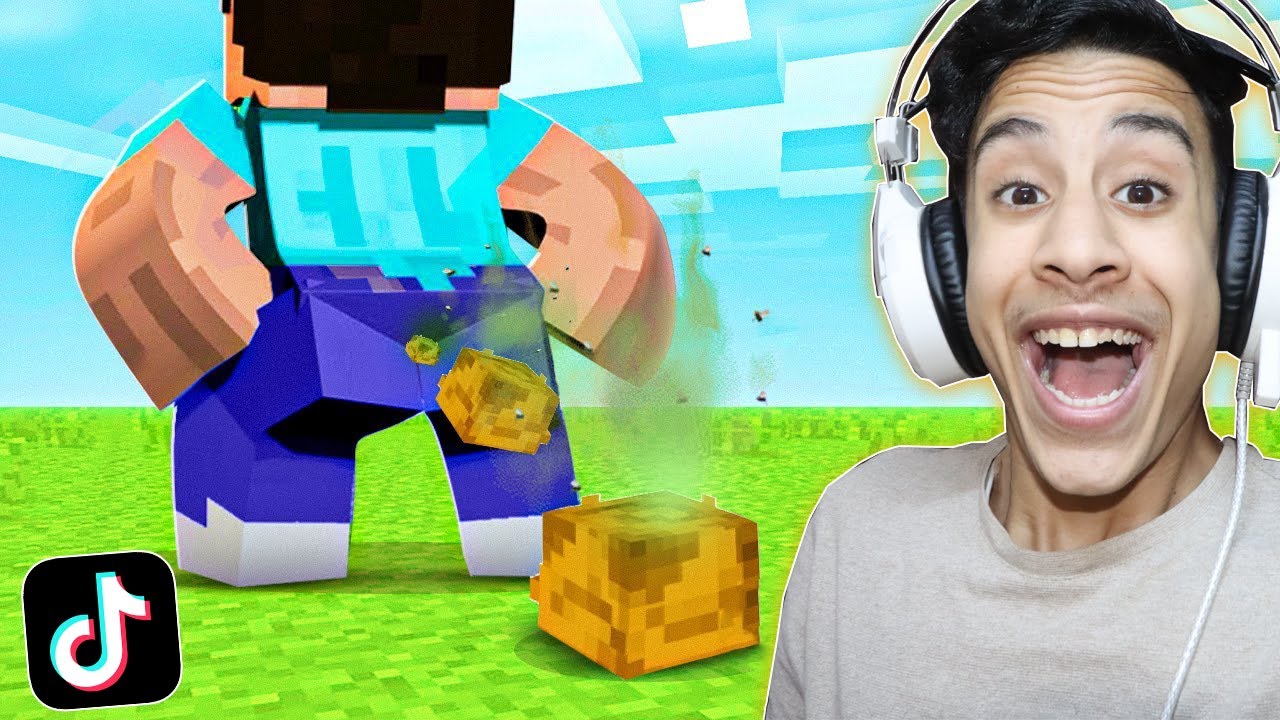 اضحك = حذف ماين كرافت (أنت تضحك تخسر)!!؟ 😱🔥مستحيل